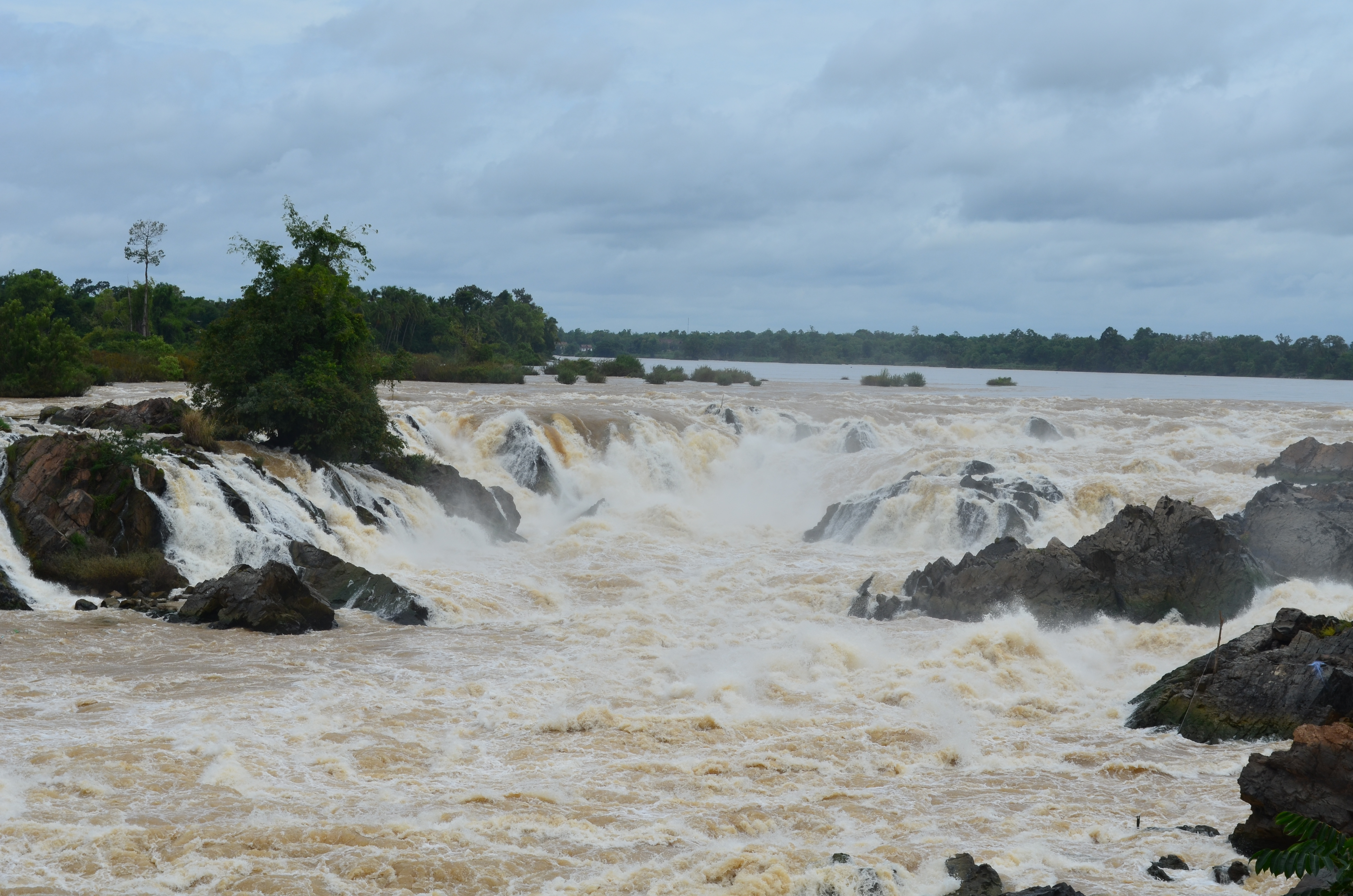 The Khone Phapheng Falls, a Popular Tourist Attraction