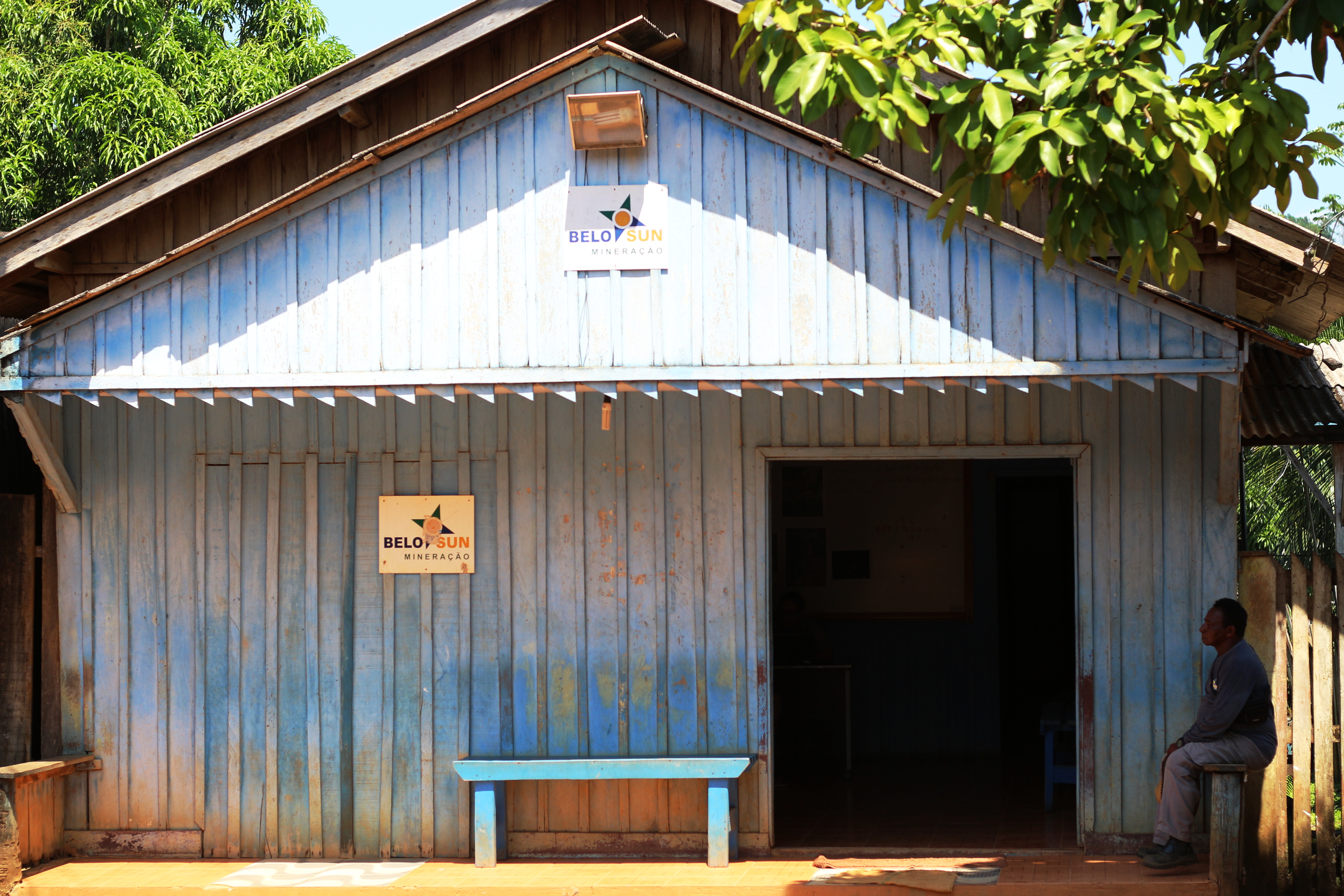 Local office of Belo Sun at Vila Ressaca, Big Bend of the Xingu River