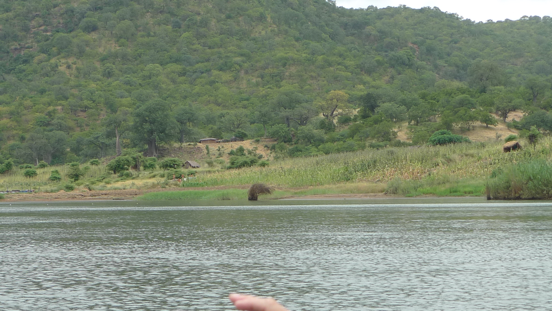 This homestead and fields would be drowned by Mphanda reservoir