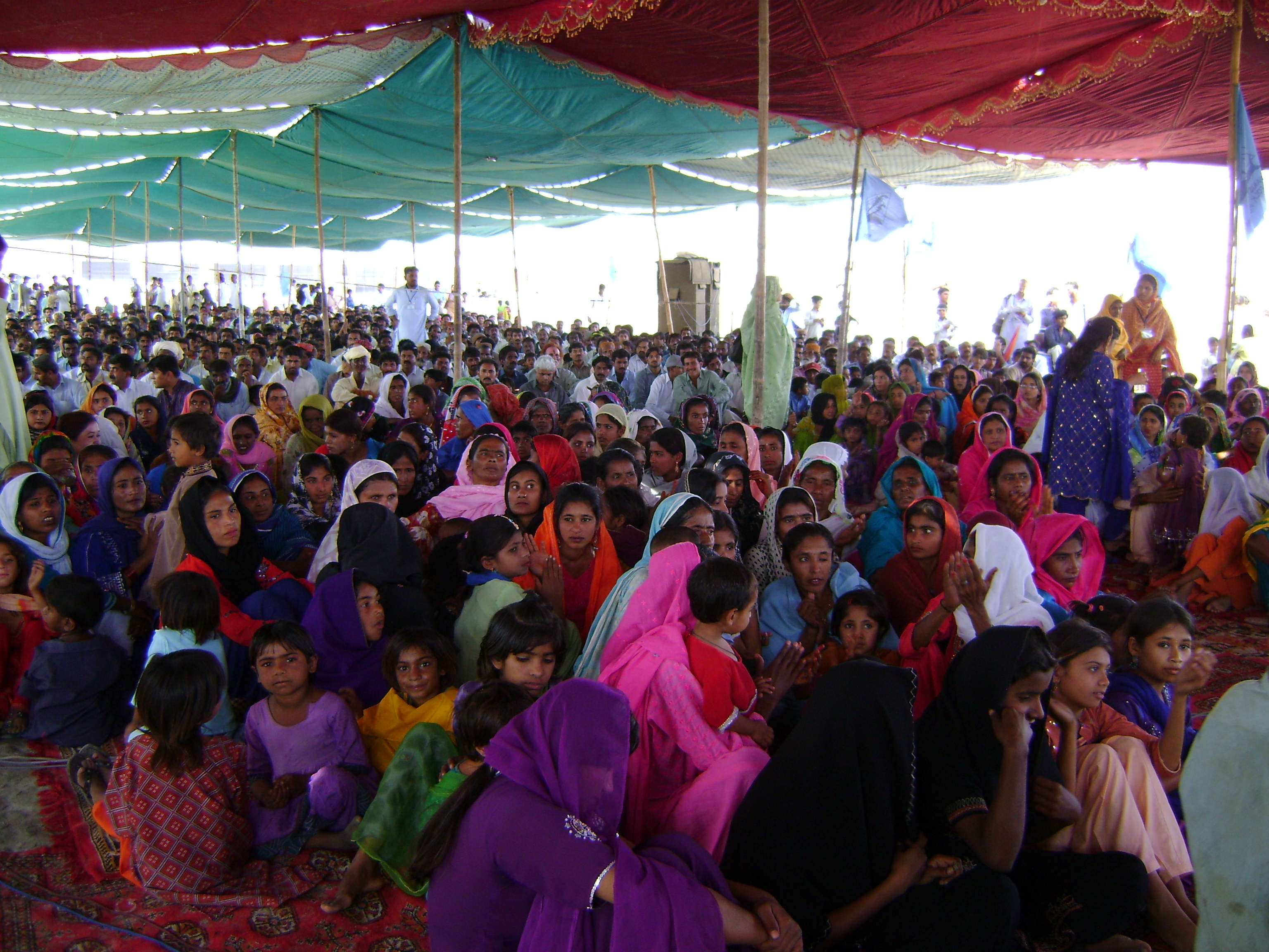 Public gathering in Pakistan