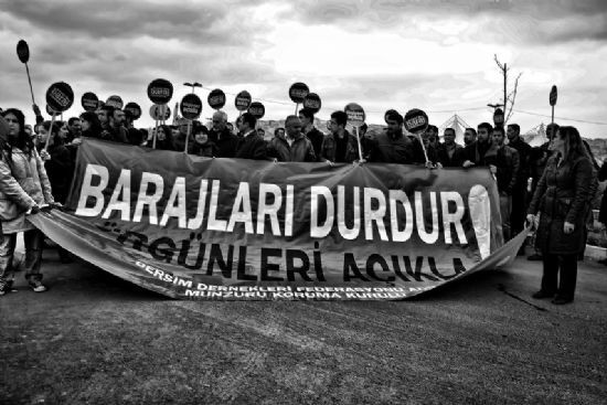 Protesters in Istanbul, Turkey on March 14.