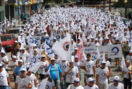 Protest Against Water Privitization in Brazil