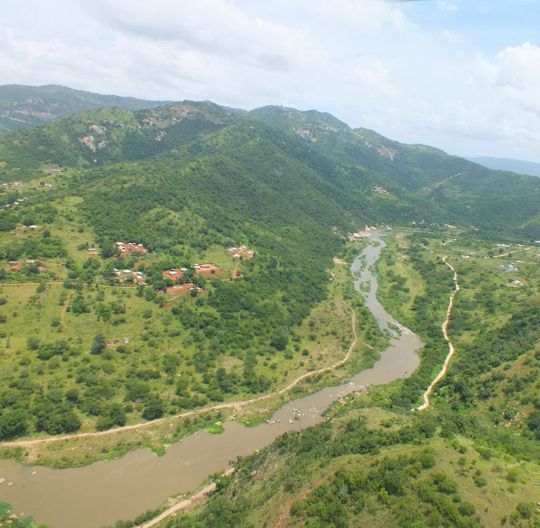 uMngeni River in South Africa