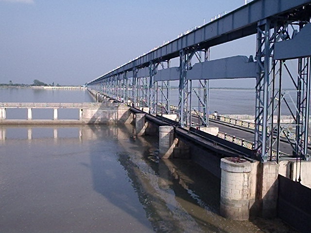 Kosi barrage before Aug 18th 